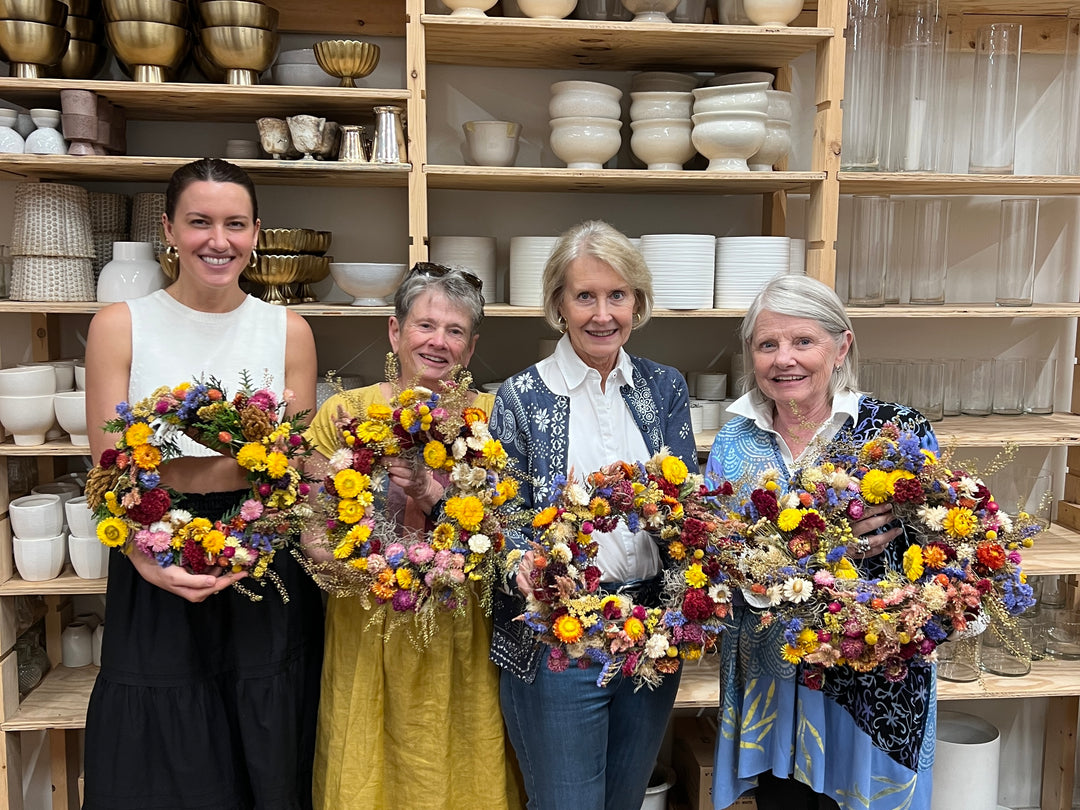 Dried Flower Wreath Workshop Dates for 2024