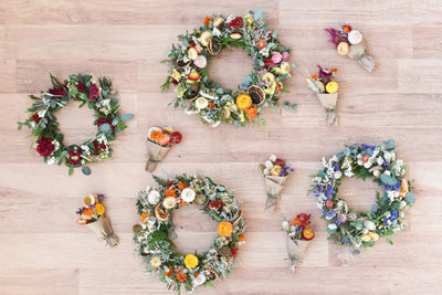 Musings on Dried Flowers & Wreaths from Our Flower Shop