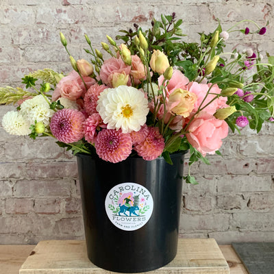 Asheville Florist Bucket of Flowers