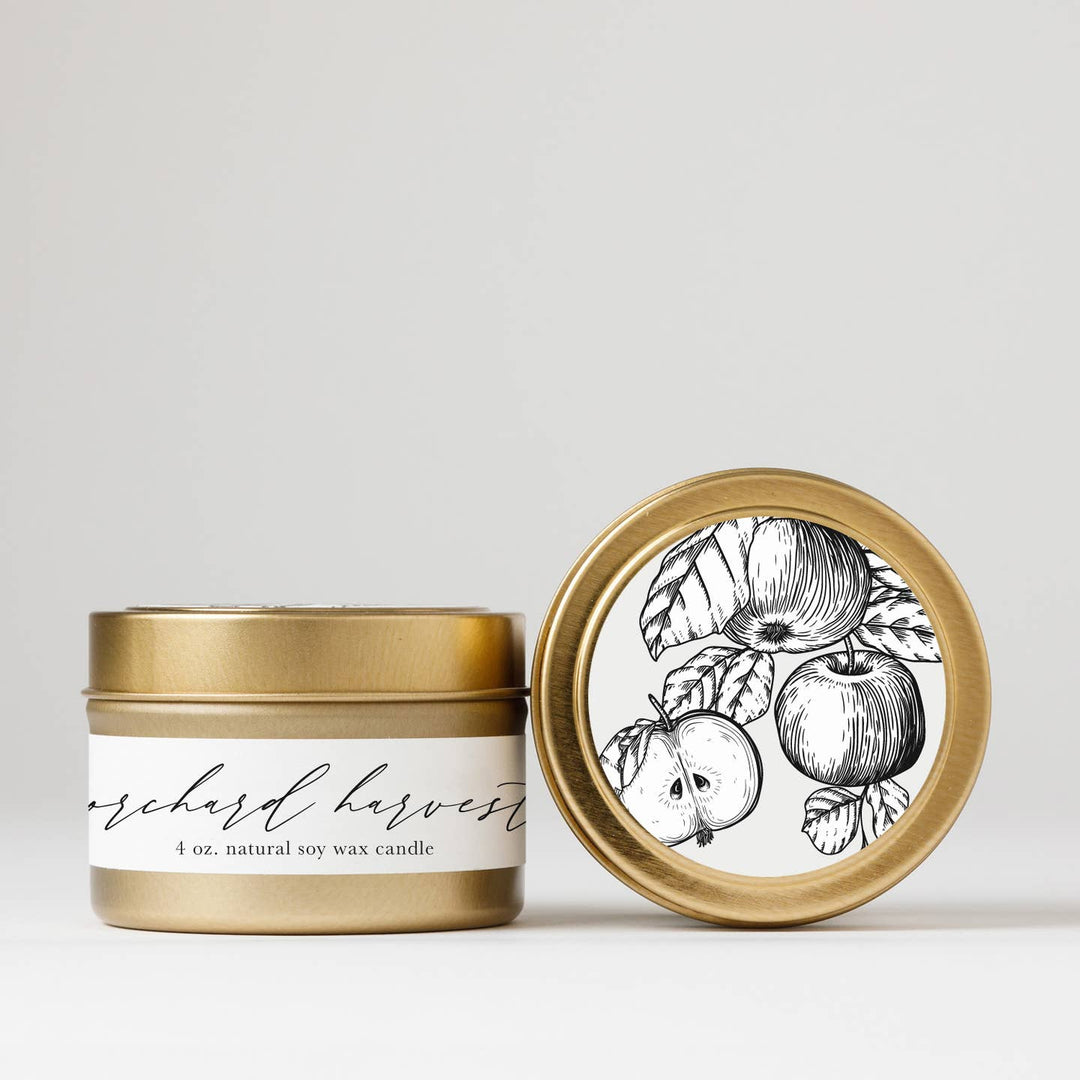 Orchard Harvest Tin Soy Candle