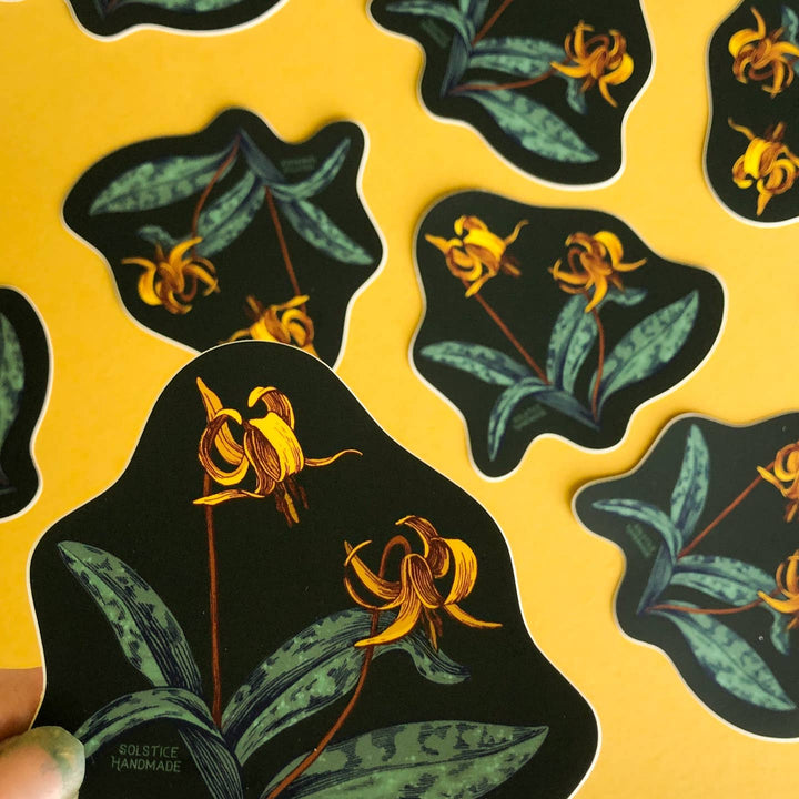 Trout Lilies Sticker