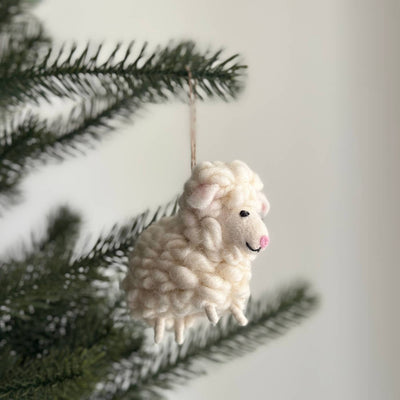 Felt Sheep Ornament