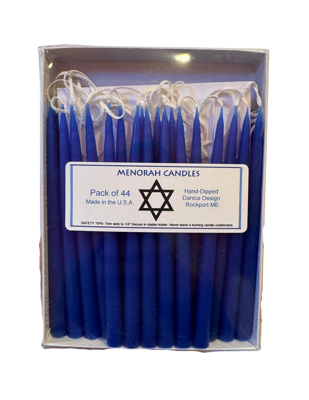 Blue Menorah Candles Pack