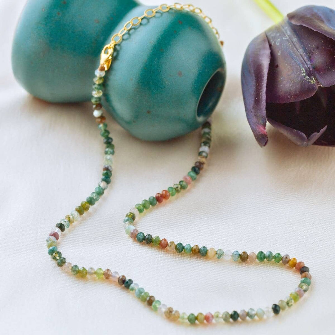 Fancy Jasper Fully Beaded Necklace
