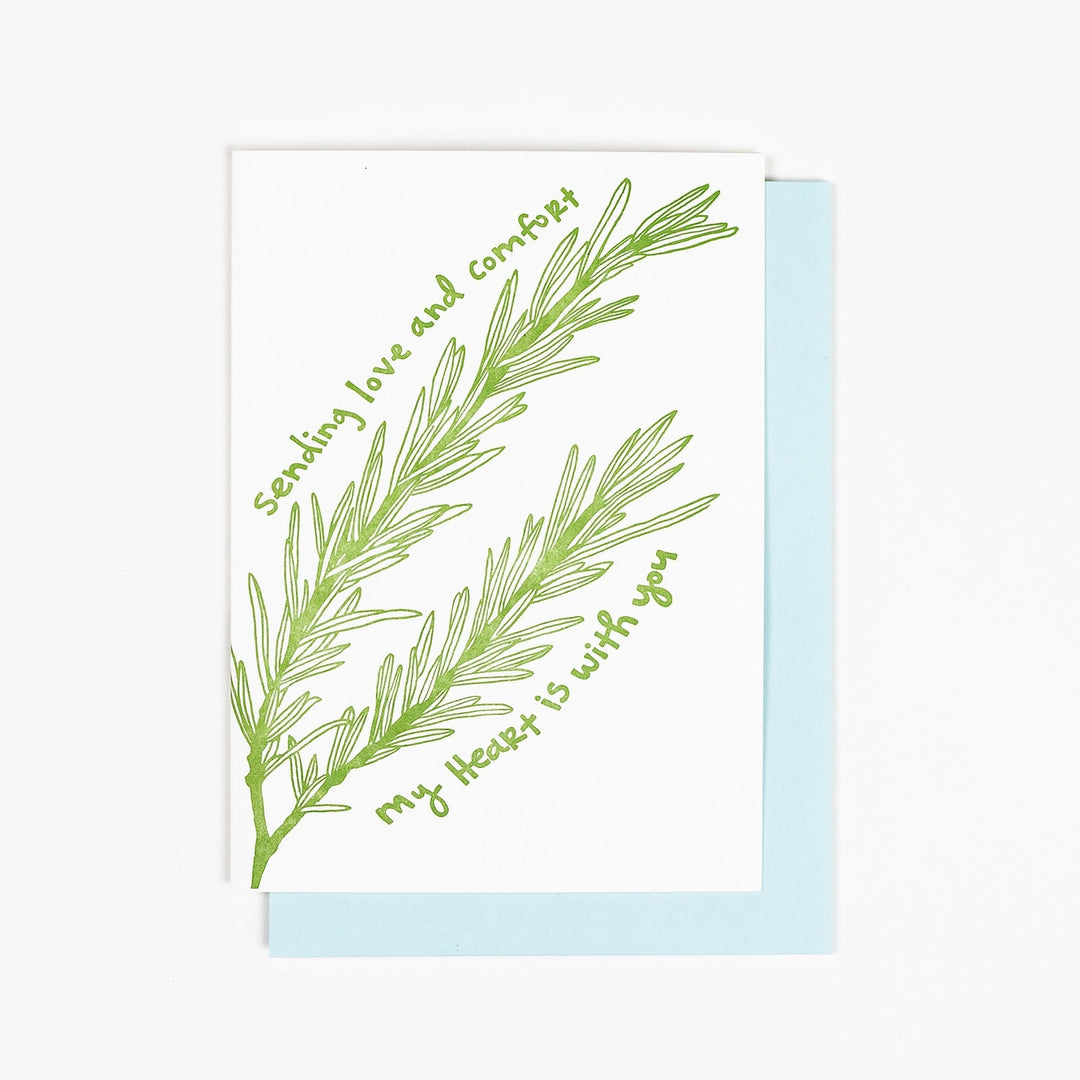 Rosemary "Love and Comfort" Card