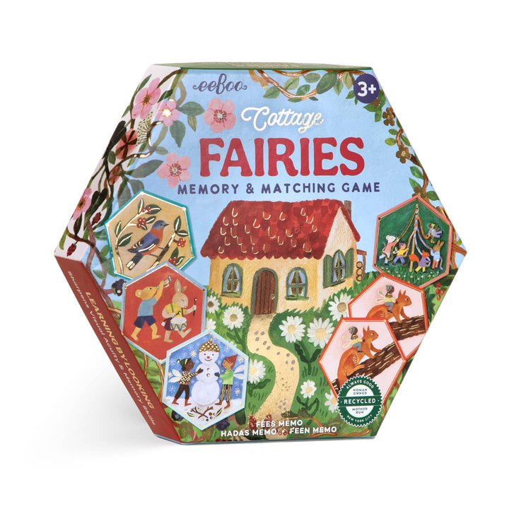 Cottage Fairies Hexagon Memory & Matching Game
