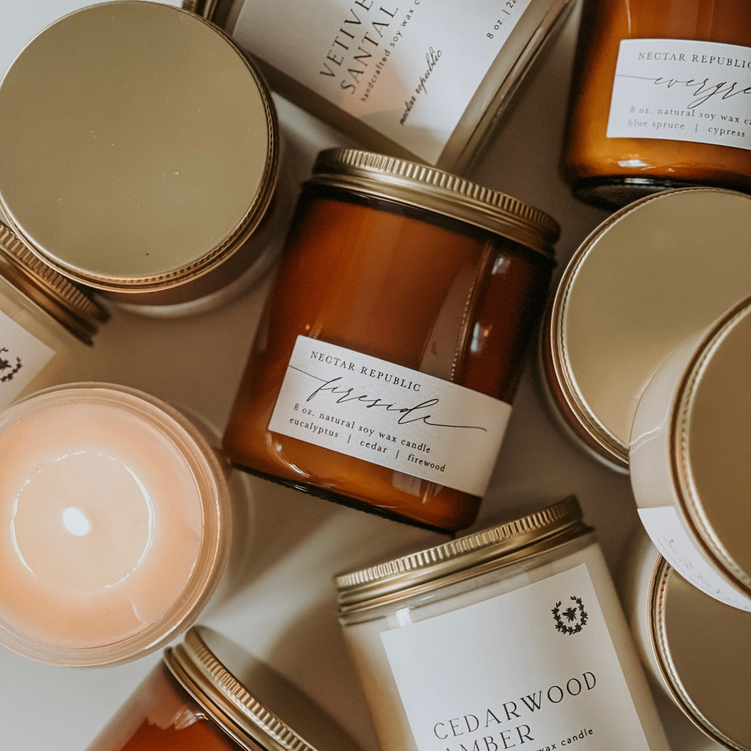 Honeycomb Jar Candle