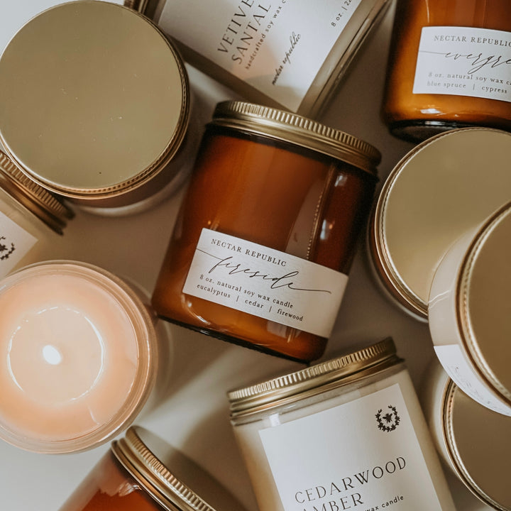Honeycomb Jar Candle