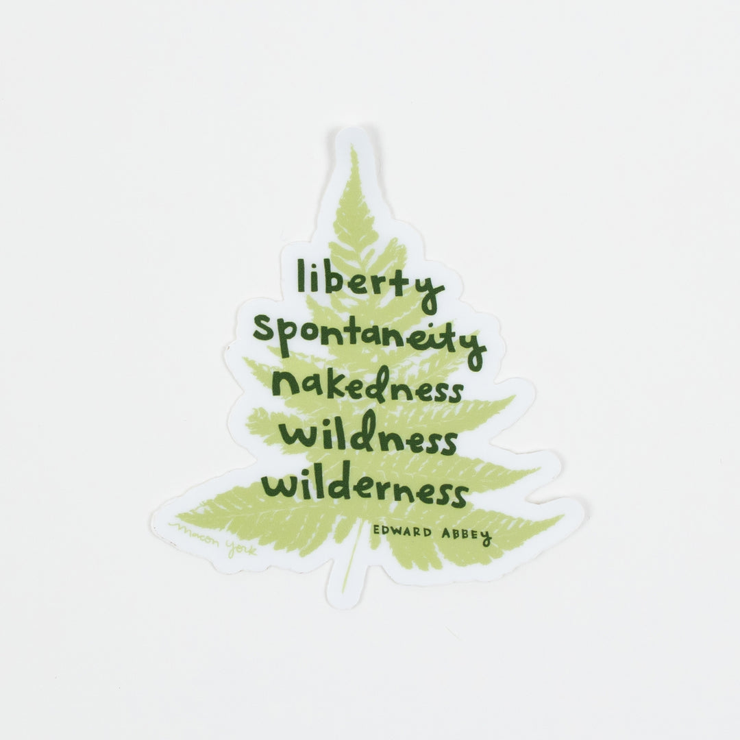 Liberty Vinyl Sticker