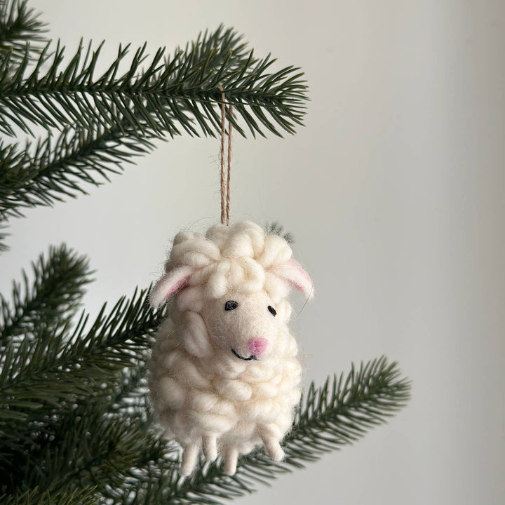 Felt Sheep Ornament