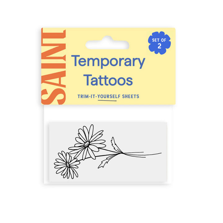 Daisy Duo Temporary Tattoos