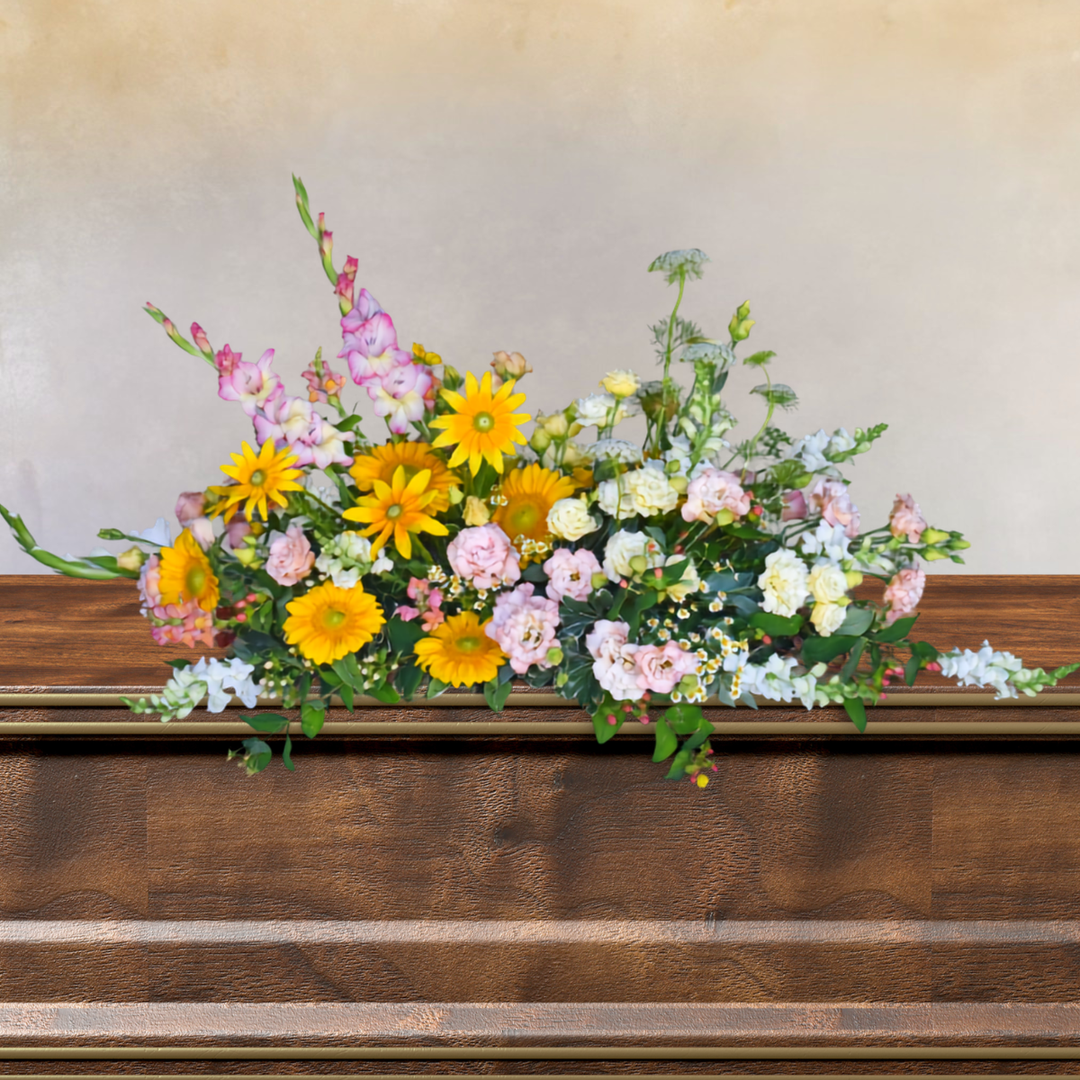 Casket Spray in Custom Colors, 4.5 Feet