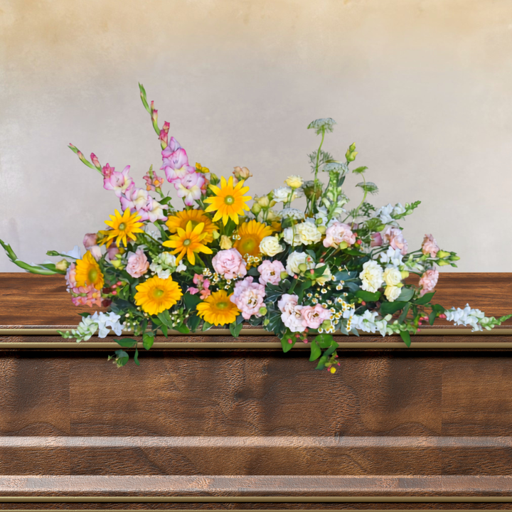 Casket Spray in Custom Colors, 4.5 Feet