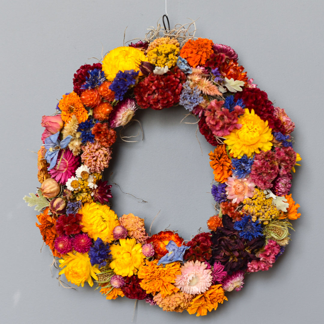 Colorful Everlasting Wreath