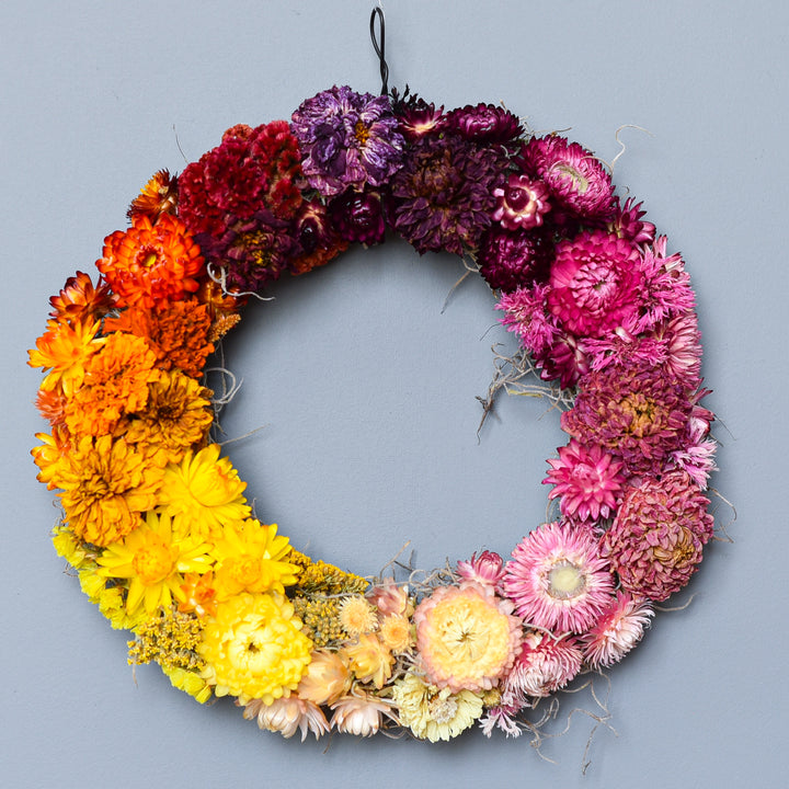 Custom Color Everlasting Wreath