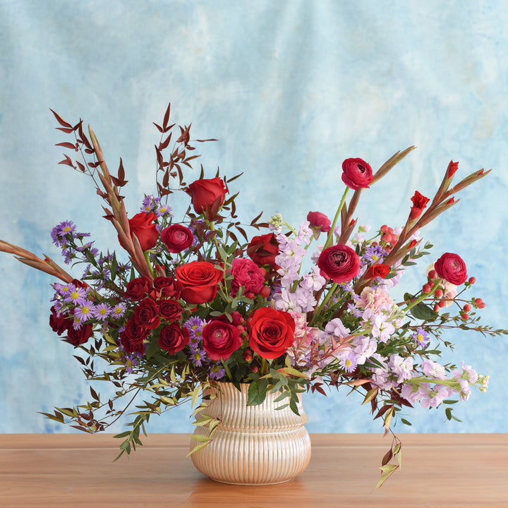 Big Love Arrangement: Red & Romantic