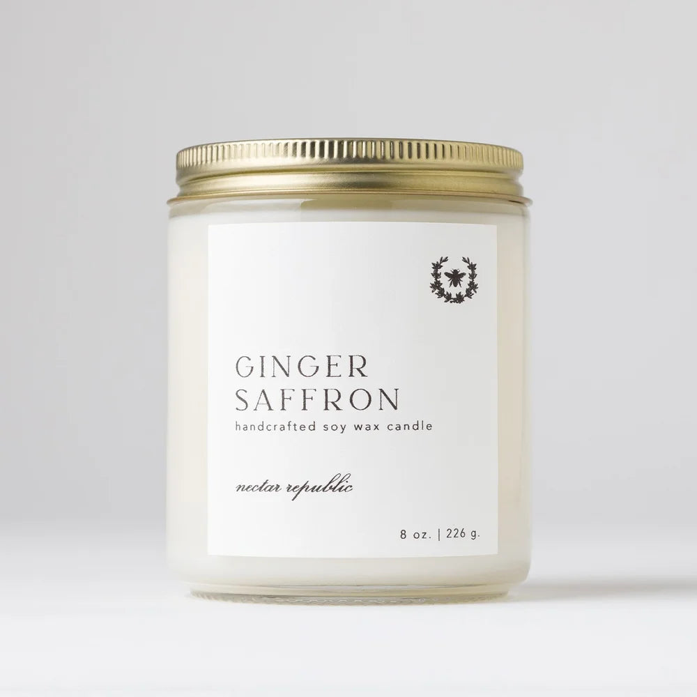 Ginger + Saffron Jar Candle