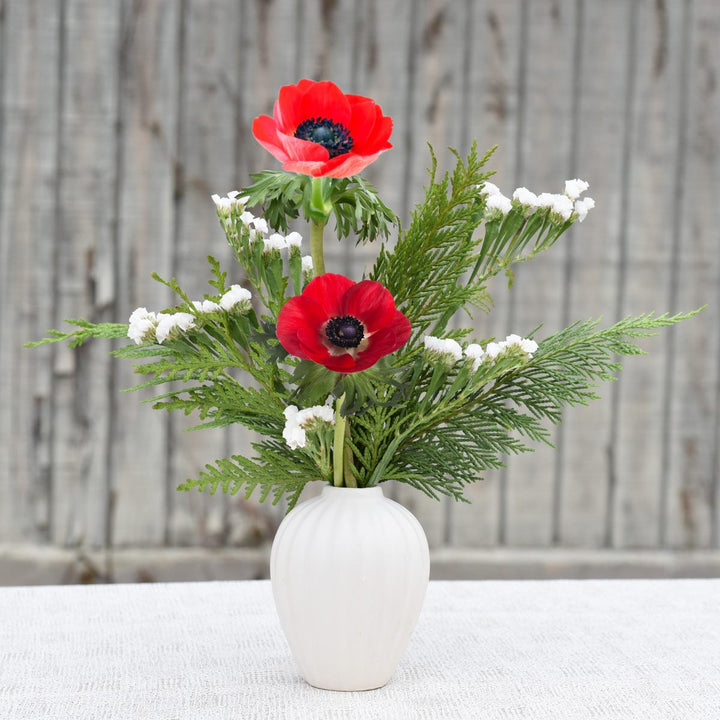 Holiday Hello Bud Vase