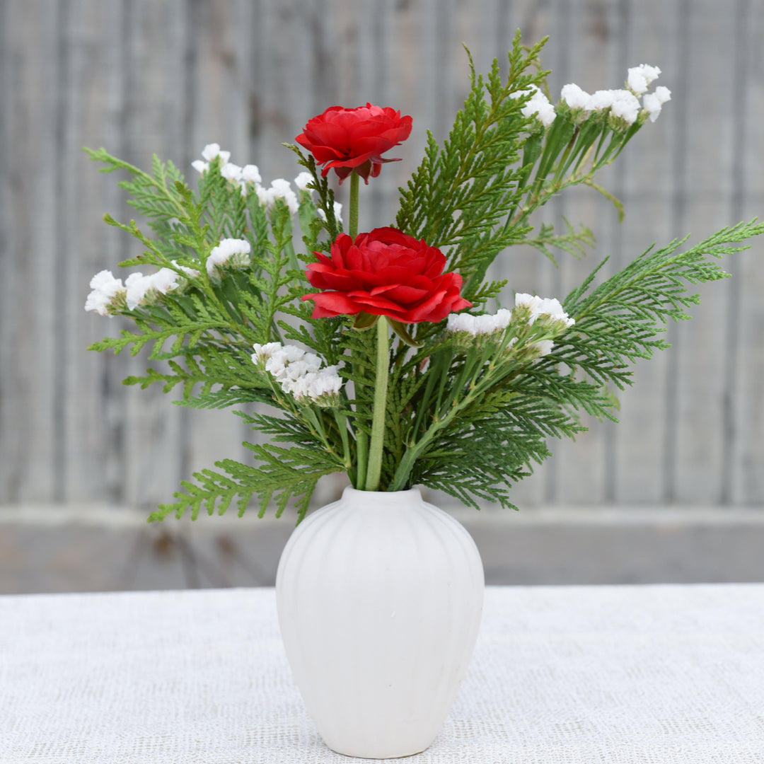 Holiday Hello Bud Vase