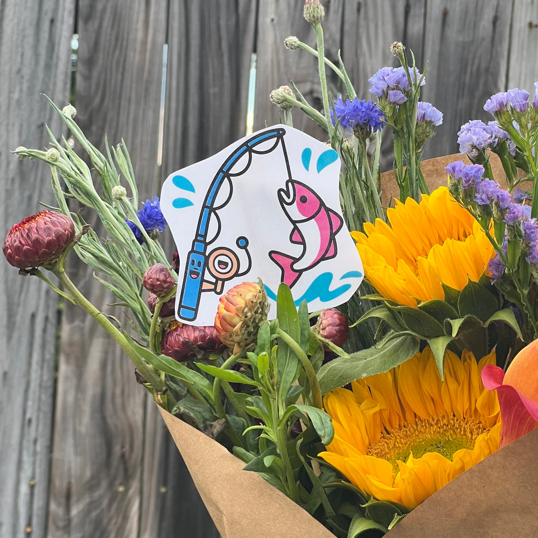 Father's Day Bouquet with Custom Charms