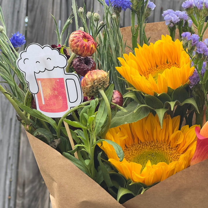 Father's Day Bouquet with Custom Charms