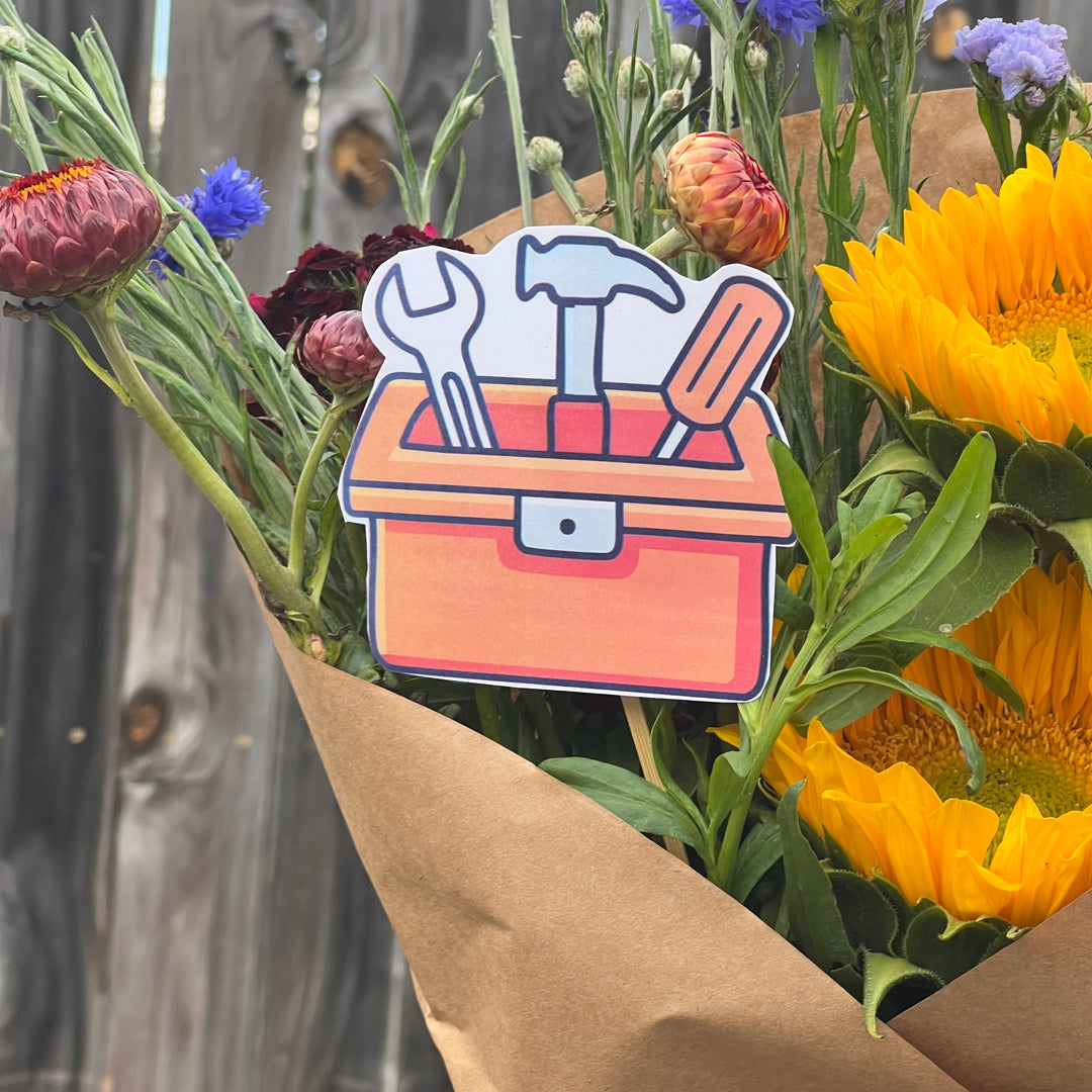 Father's Day Bouquet with Custom Charms