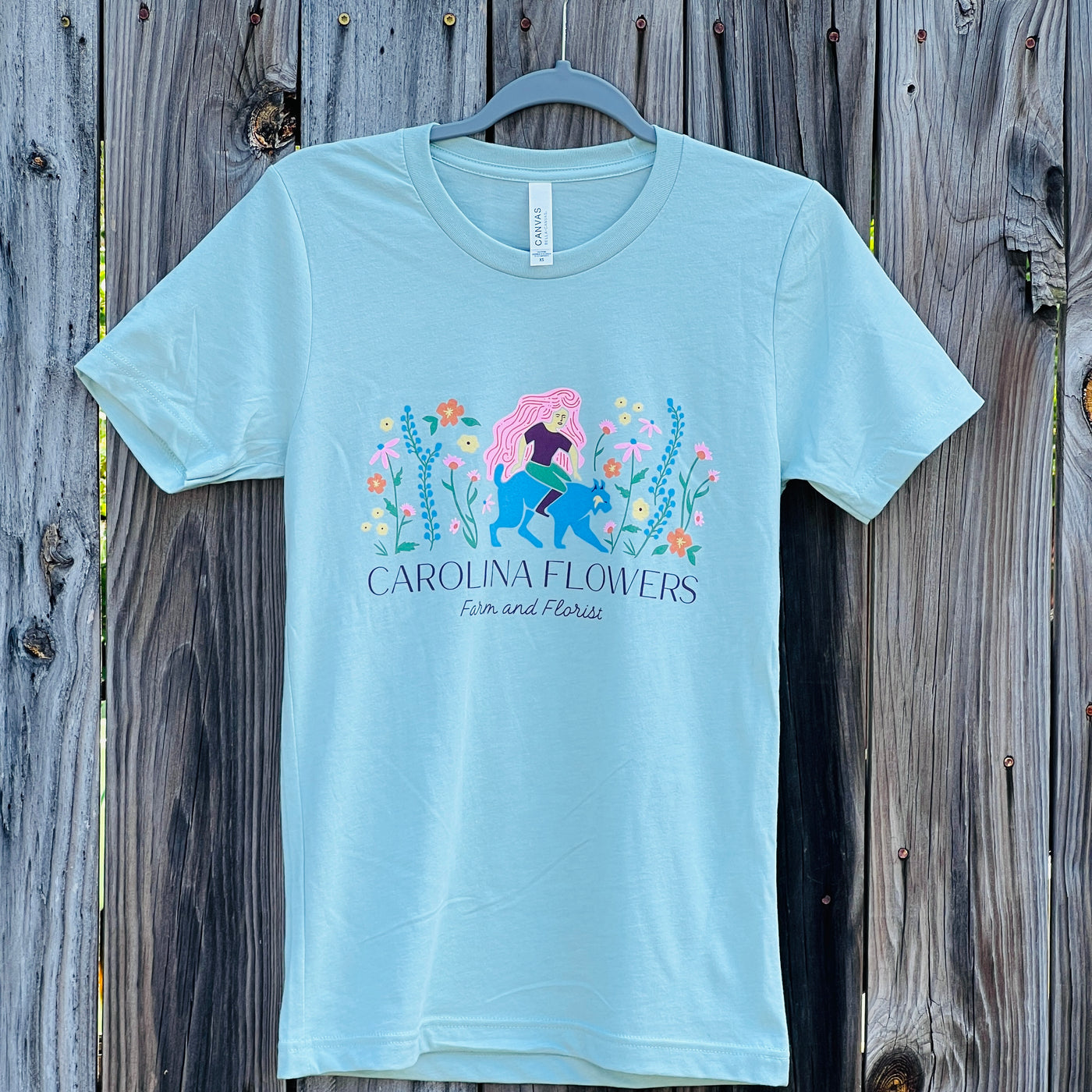 Meadow Logo Unisex Tee, Blue