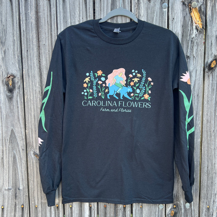 Meadow Logo Longsleeve Shirt, Black