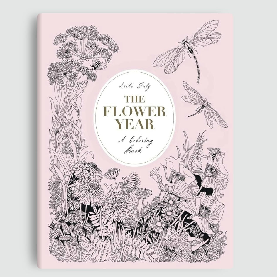 The Flower Year Coloring Book