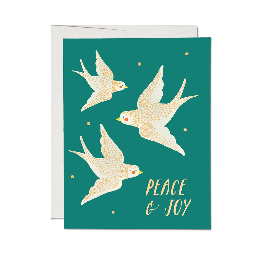 Doves of Peace and Joy Card