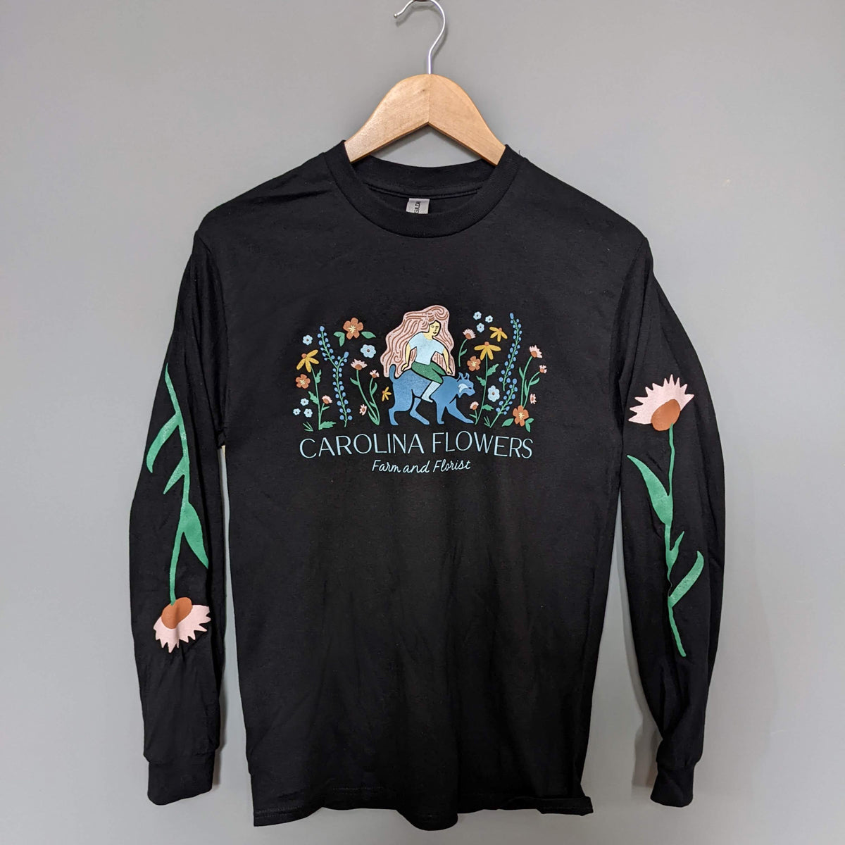 Meadow Logo Longsleeve, Black