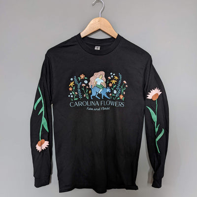 Meadow Logo Longsleeve, Black