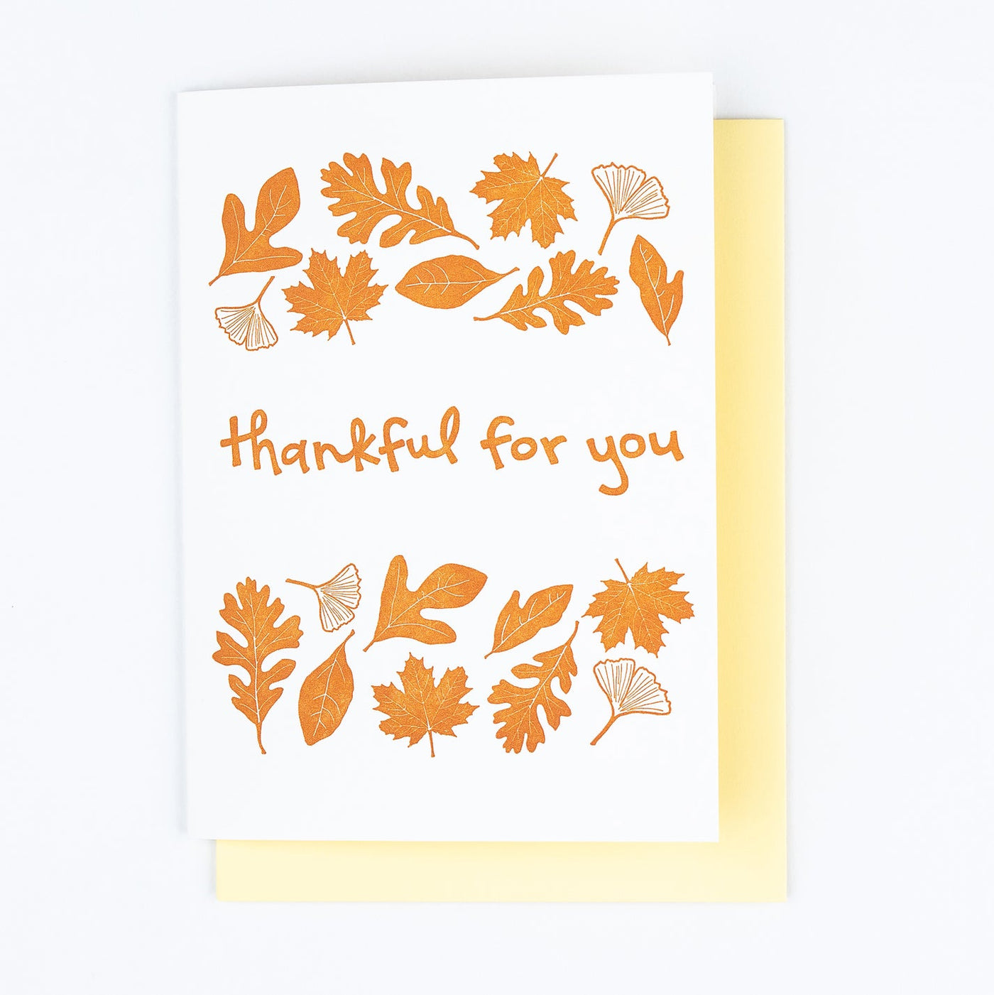 Thankful For You Card