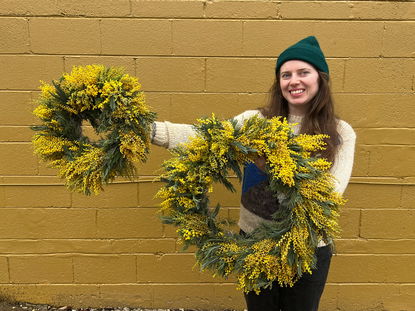 Mimosa Wreath