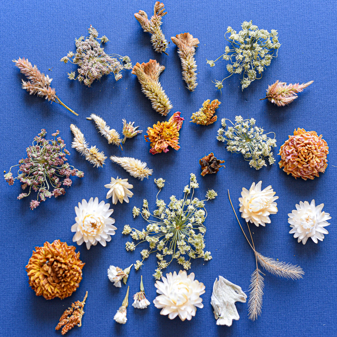 Mini Magnetic Dried Flower Wreath