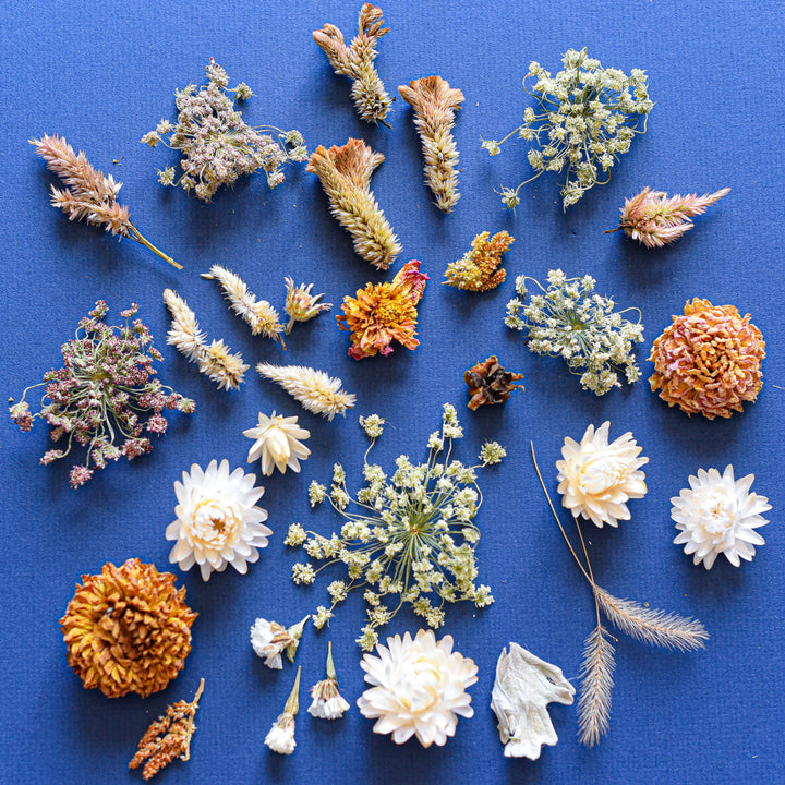 Mini Magnetic Dried Flower Wreath