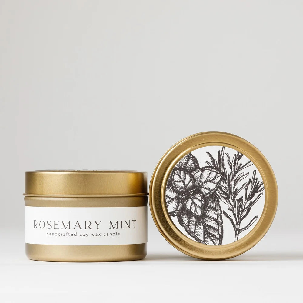 Rosemary Mint Tin Candle