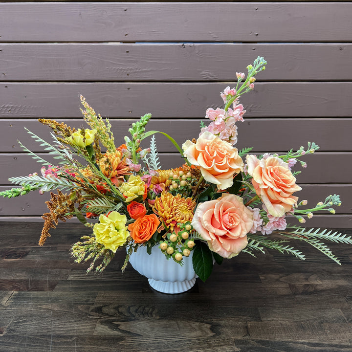 Thanksgiving Bounty Compote Centerpiece