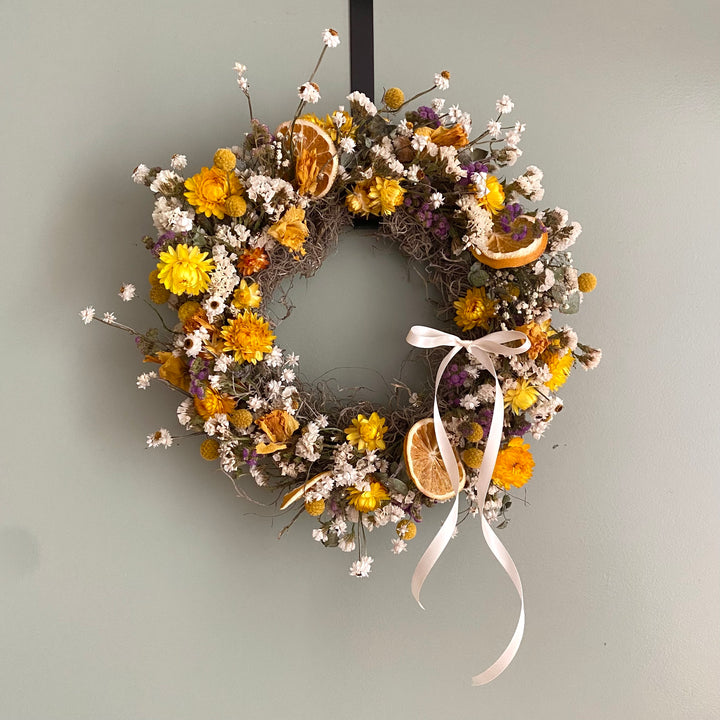 Dried Flower Wreath Workshop January 17, Morning