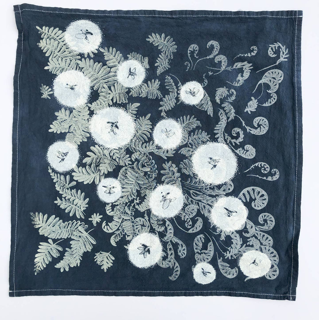 Fireflies and Ferns Tea Towel