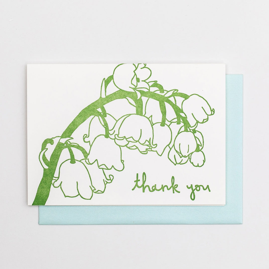 Lily of the Valley Thank You Card