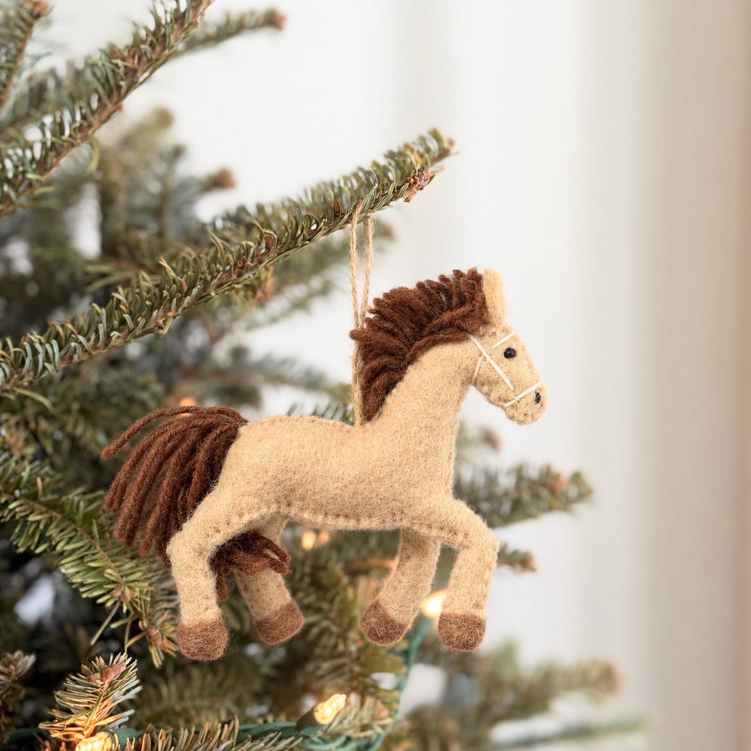 Felt Horse Oranament