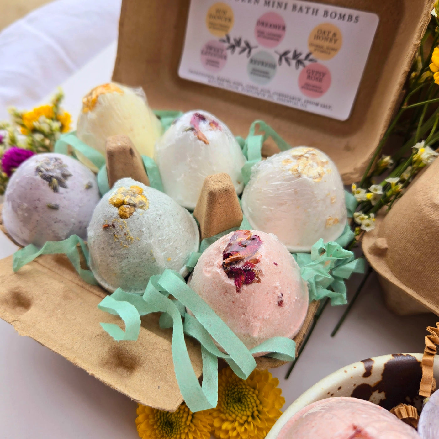 Bath Bomb Easter Eggs