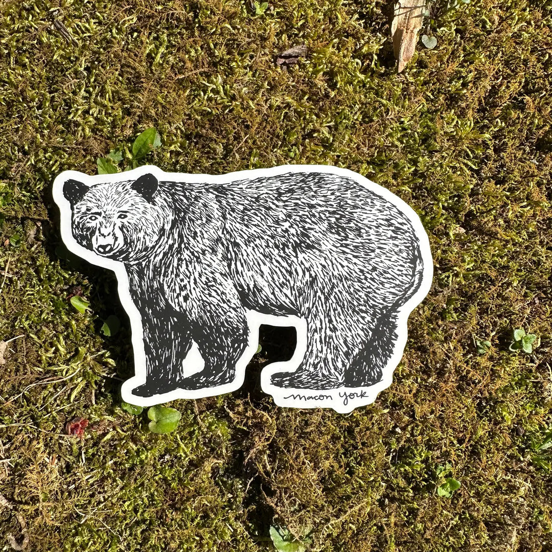 Black Bear Sticker