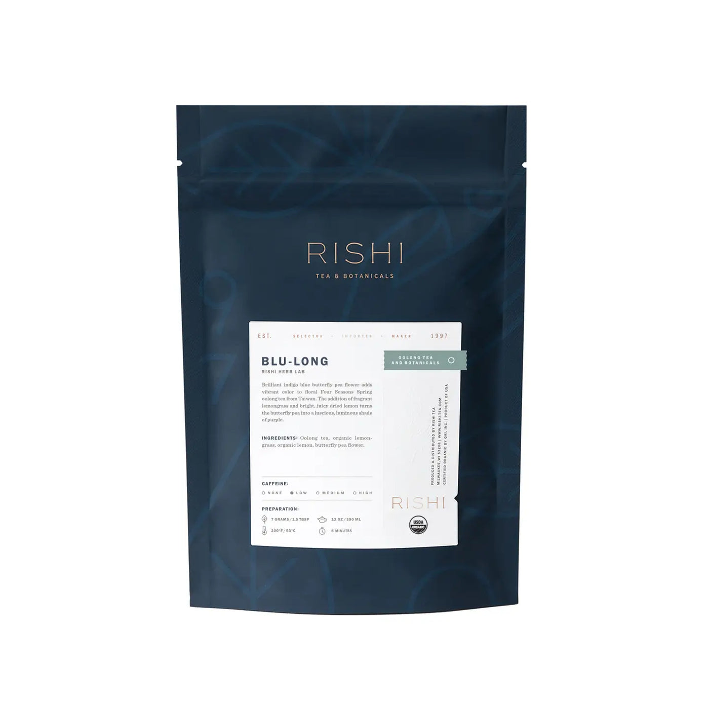 Rishi Blu-Long Organic Loose Oolong Tea (4oz)