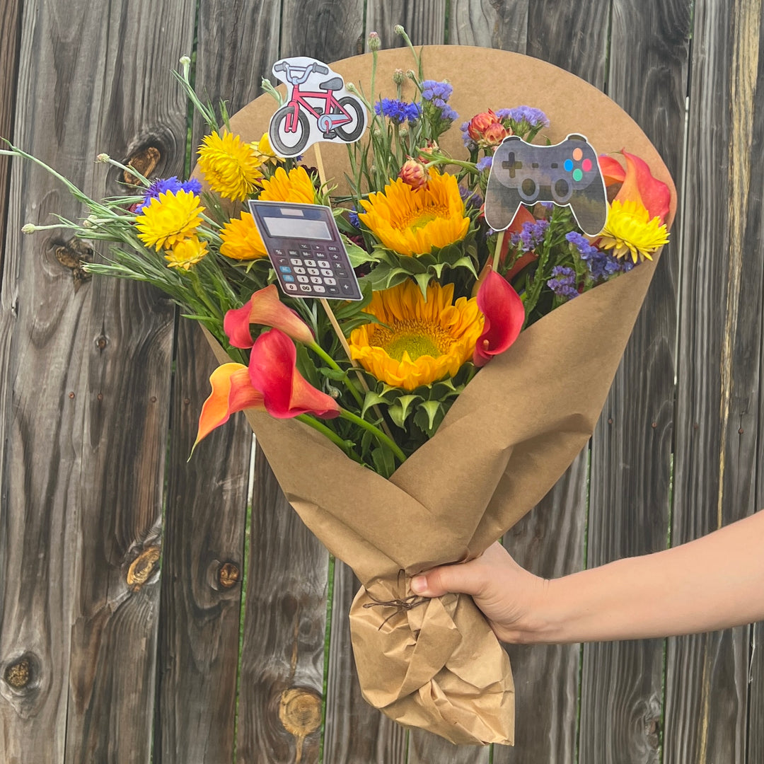 Father's Day Bouquet with Custom Charms