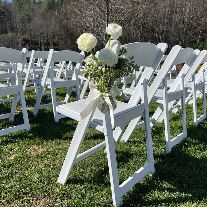 Aisle Marker Vase for Chairs