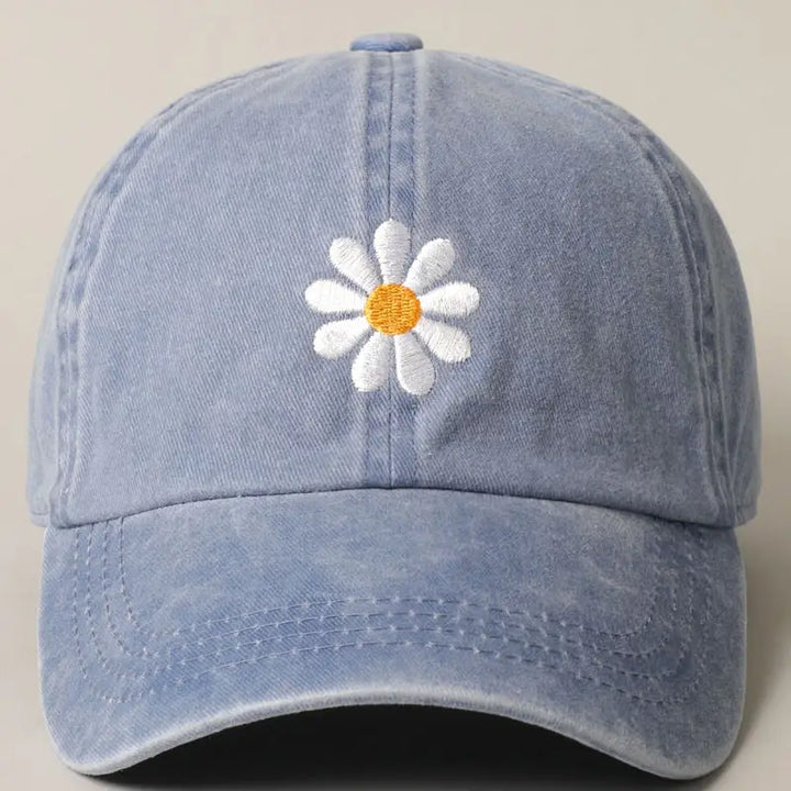 Denim Daisy Hat