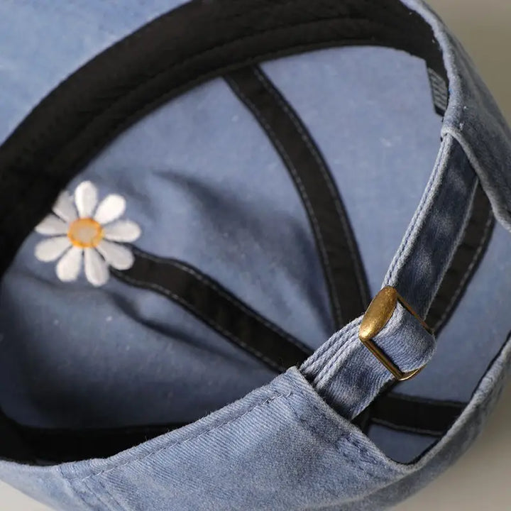 Denim Daisy Hat