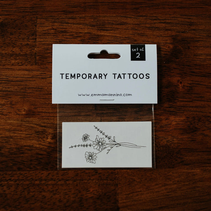 Daisy Temporary Tattoos